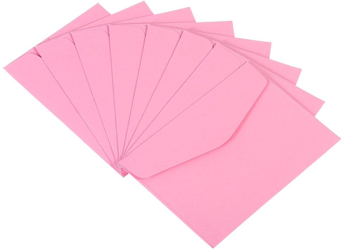 Solidchoice - Mini Enveloppen Set van 48 voor Bedank- en Groetekaarten