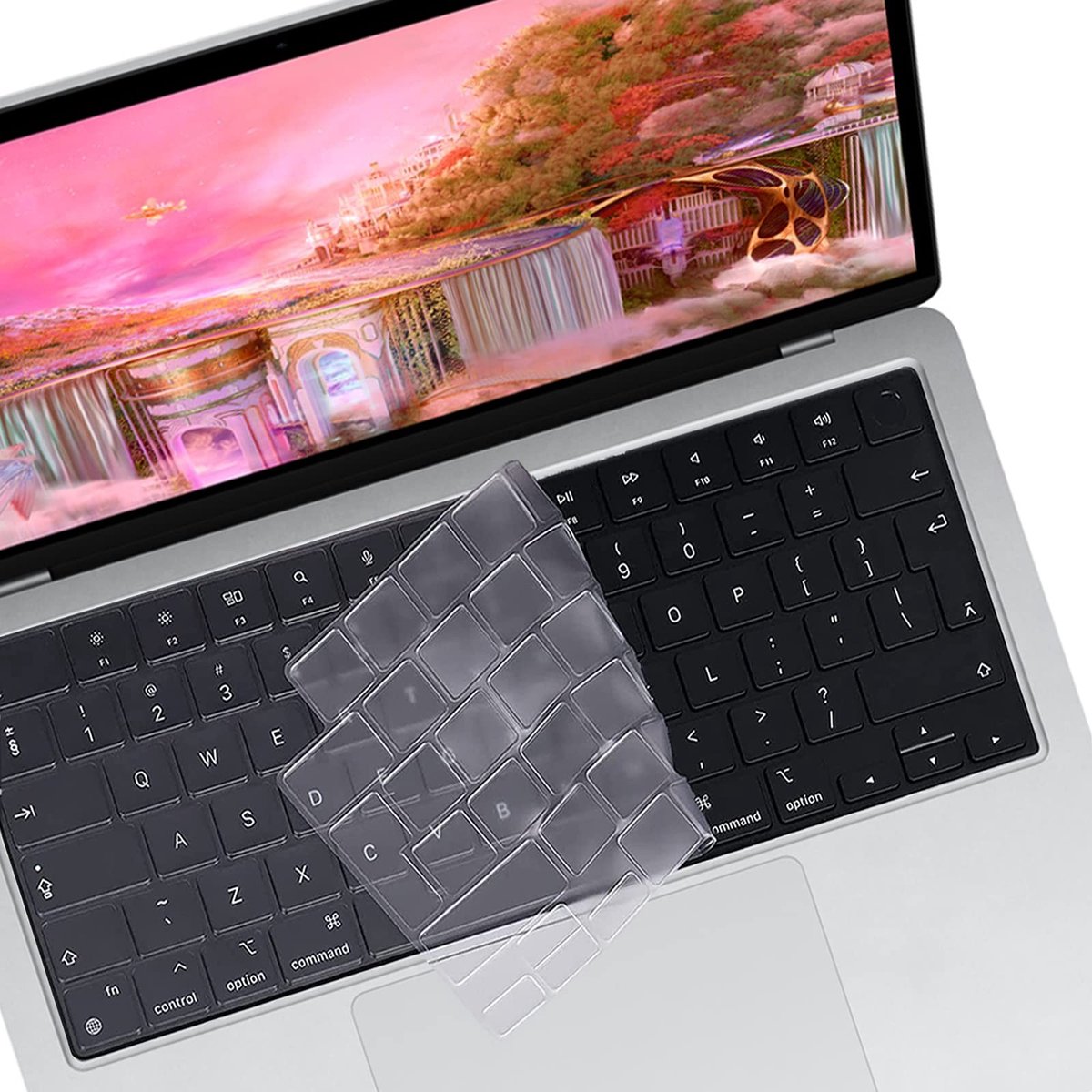 Solidchoice - Ultra Dunne TPU Toetsenbordcover voor MacBook Air en Pro