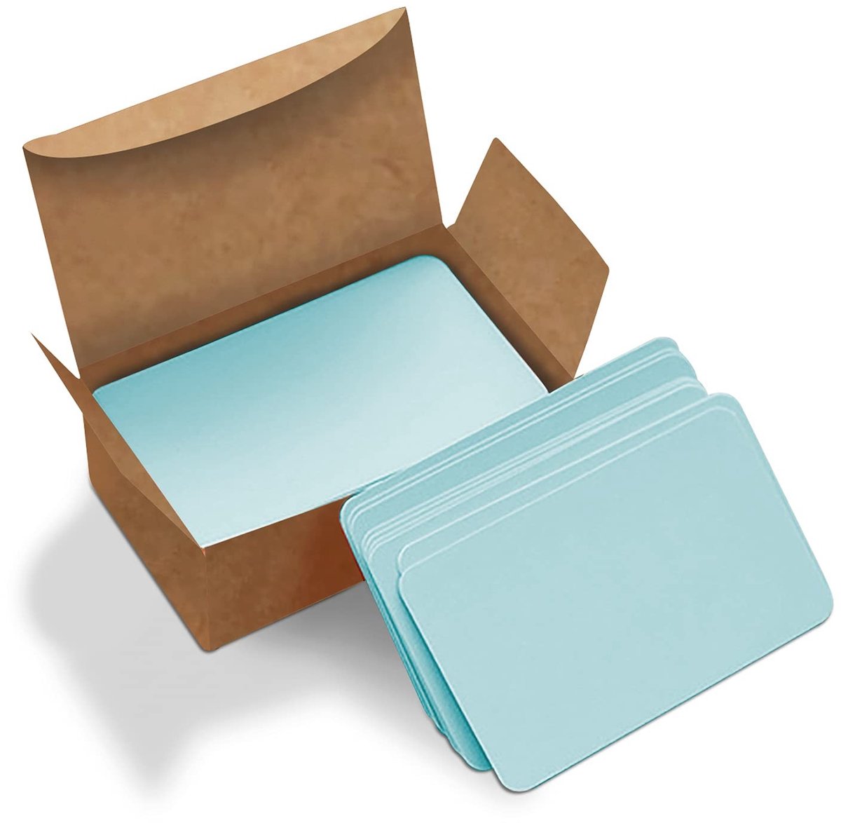 Solidchoice - Set van 300 lege indexkaarten - Notitiekaarten voor studie en DIY