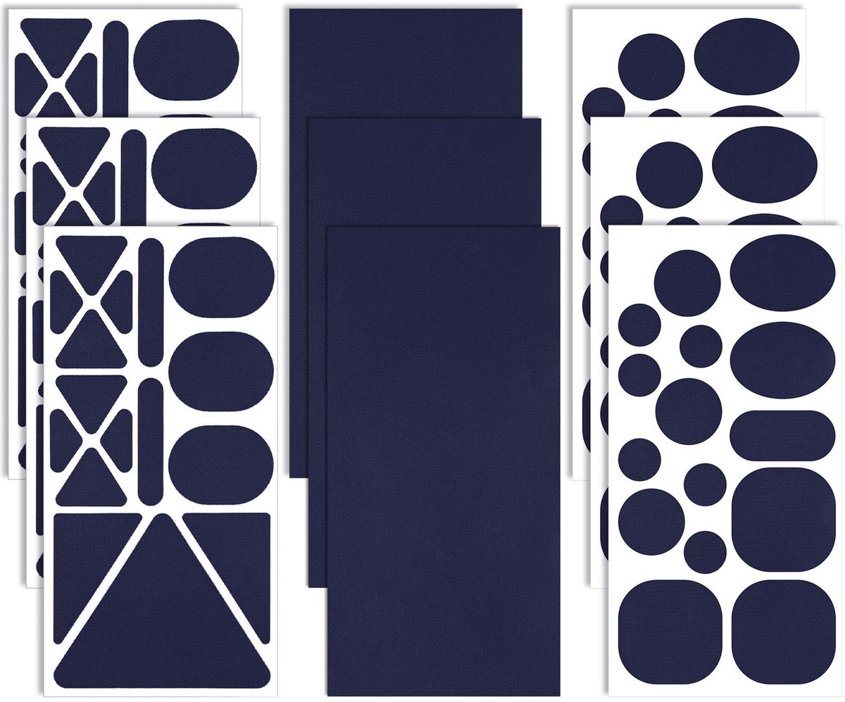 Solidchoice - Nylon Reparatiepleisters - Zelfklevende Patches voor Kleding en Tent