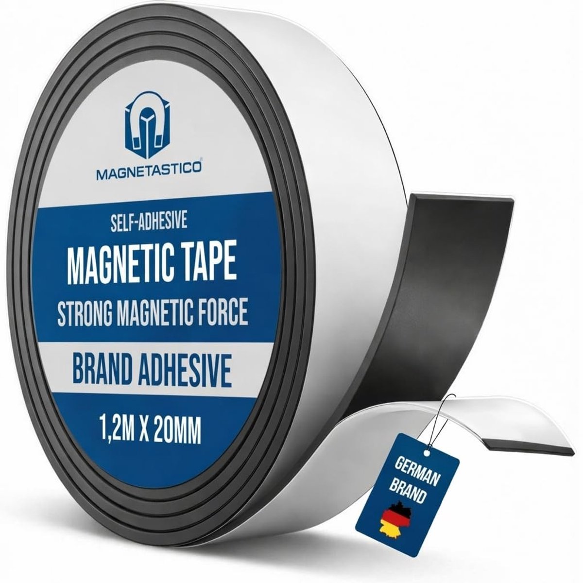 Solidchoice - Zelfklevende Magneetband 1,2 Meter met 3M Lijm