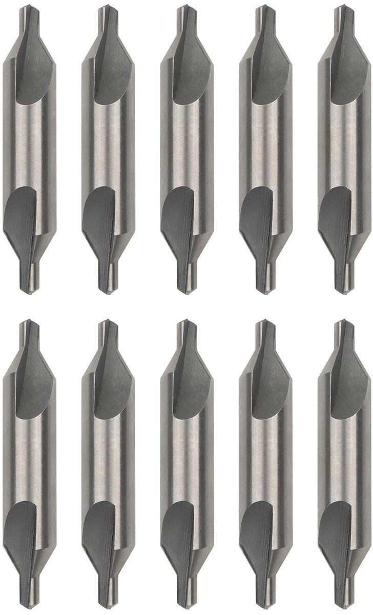 Solidchoice - HSS Gecombineerde Middenboren Set van 10 Stuks
