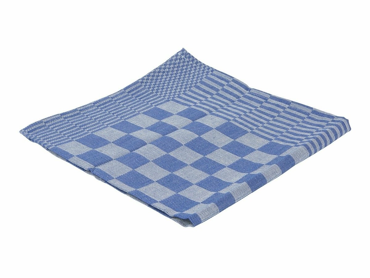 Theedoek Blok ChiaMo.nl Blauw 70 x 70 cm