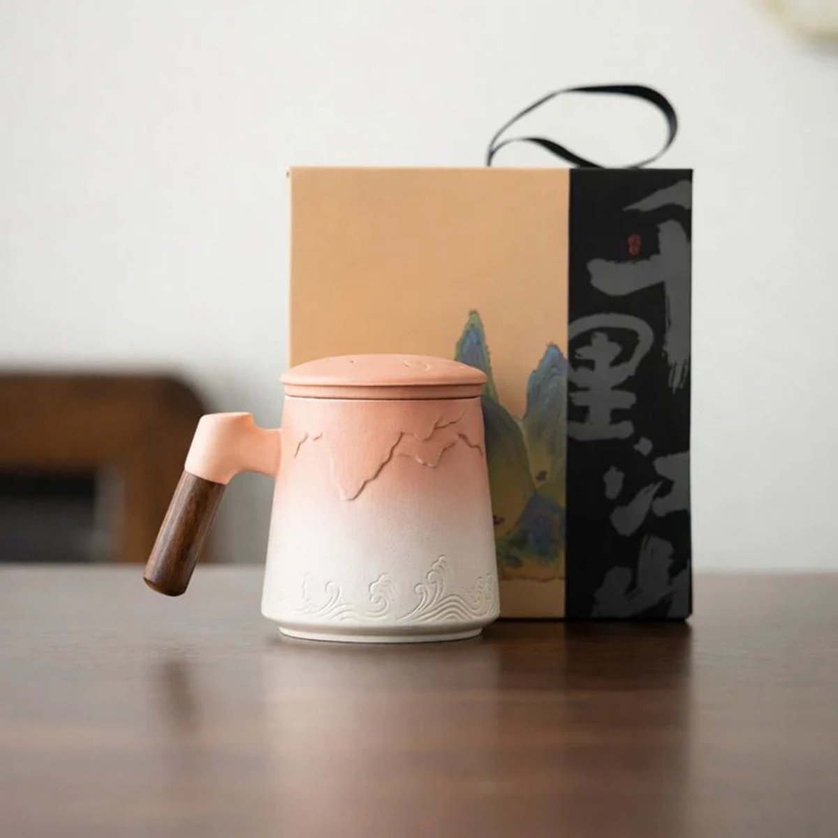 Nagomi Theepot Poeder Rose 400ml met Zetgroep & Deksel