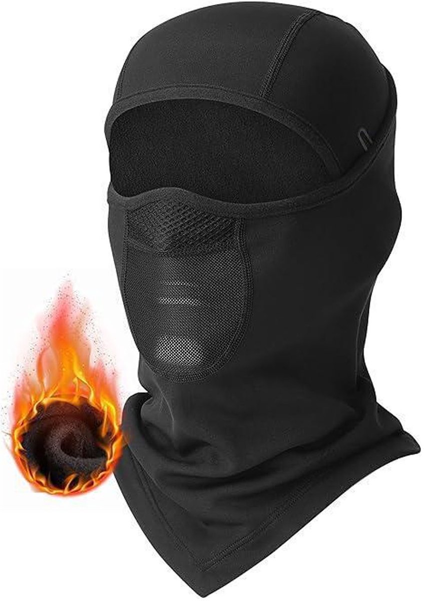 Somstyle Bivakmuts - Balaclava voor Motor - Helmmuts - Facemask - Unisex - Zwart
