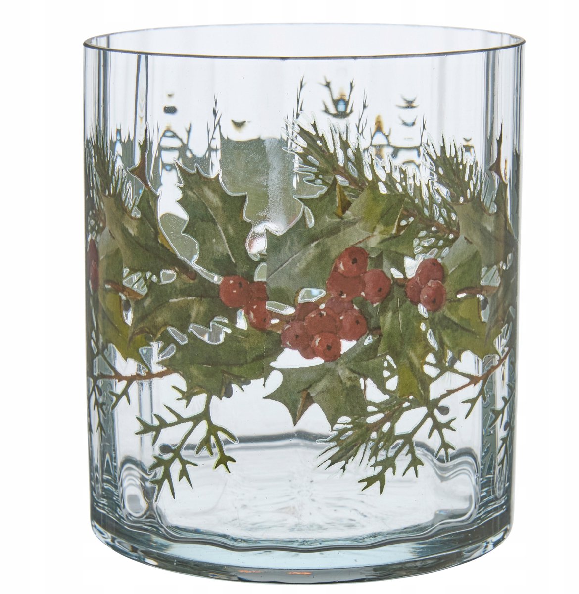 Decoratieve Glazen Kaarsenhouder voor Theelichtjes, 13x12 cm