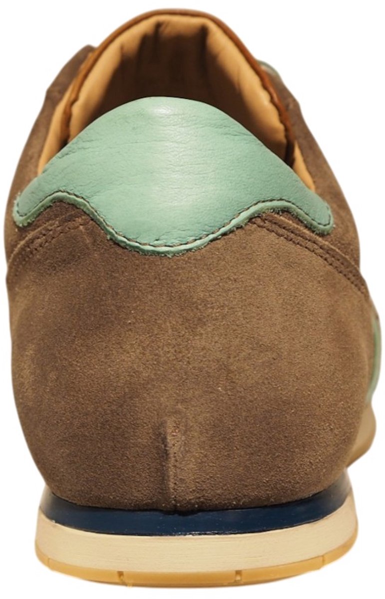 Kamo Gutsu taupe leren heren sneakers Tivo-044