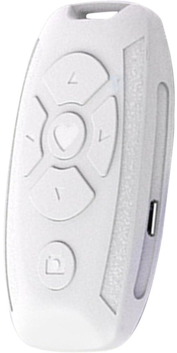 Draadloze Afstandsbediening - Telefoon Controller - Foto's Maken - Universele Compatibiliteit - 7.5 cm - Wit