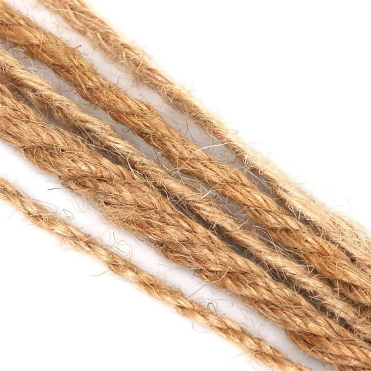 Jute Touw - Hennep Touw - Cadeau Verpakken - Natuurlijke Jute Vezels - 5-50 Meter - Natuurlijk