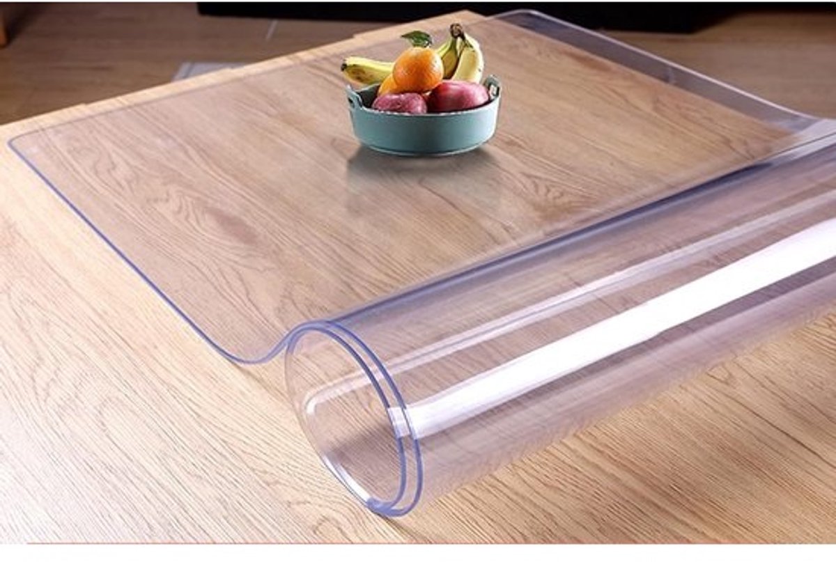 Bureauonderlegger - Schrijfmat Bureau Protector - Bureau Beschermen - Ronde Randen - 60 x 30 cm - Transparant
