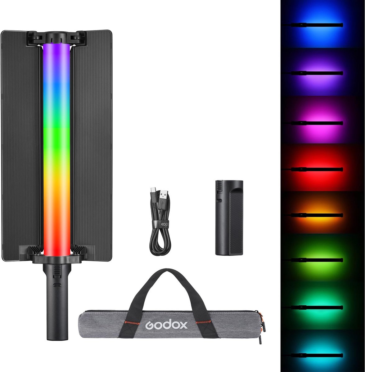 Mini RGB Licht Slang - Handheld 2500K-8500K met Smartphone App