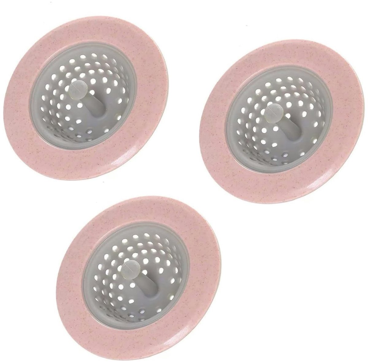 Afvoerpluggen voor Vloeren - Set van 3 - Roze