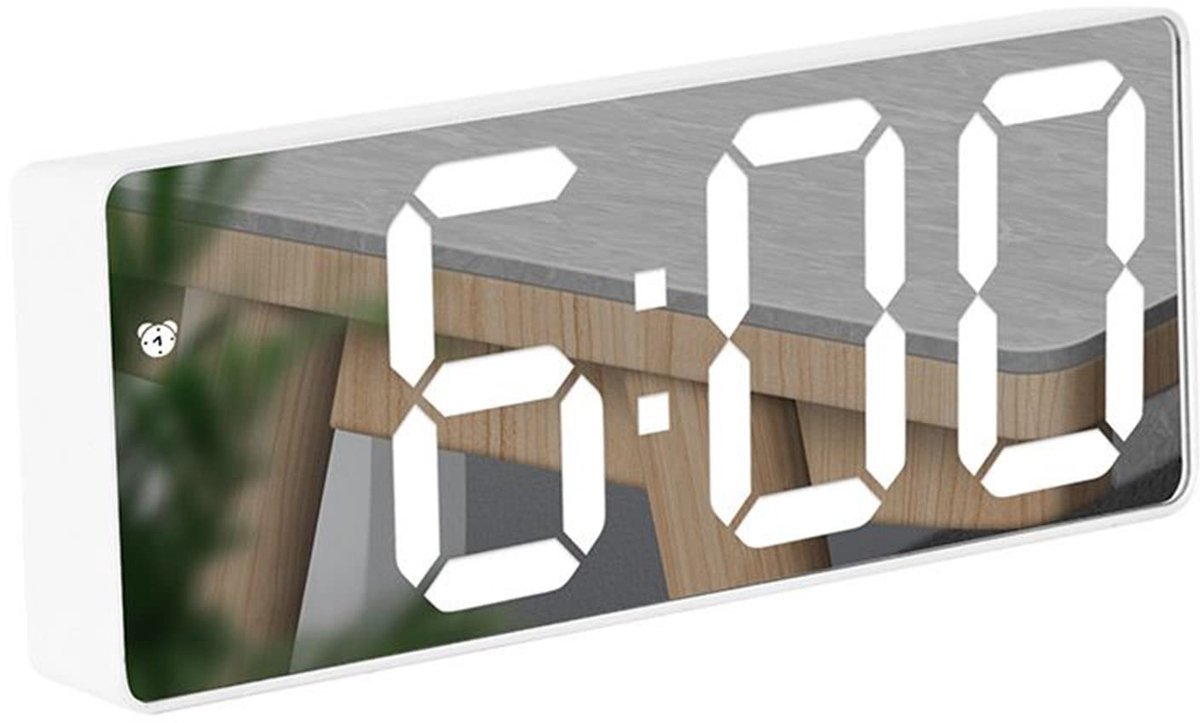 Digitale LED alarmklok - Temperatuurweergave en spraakbesturing
