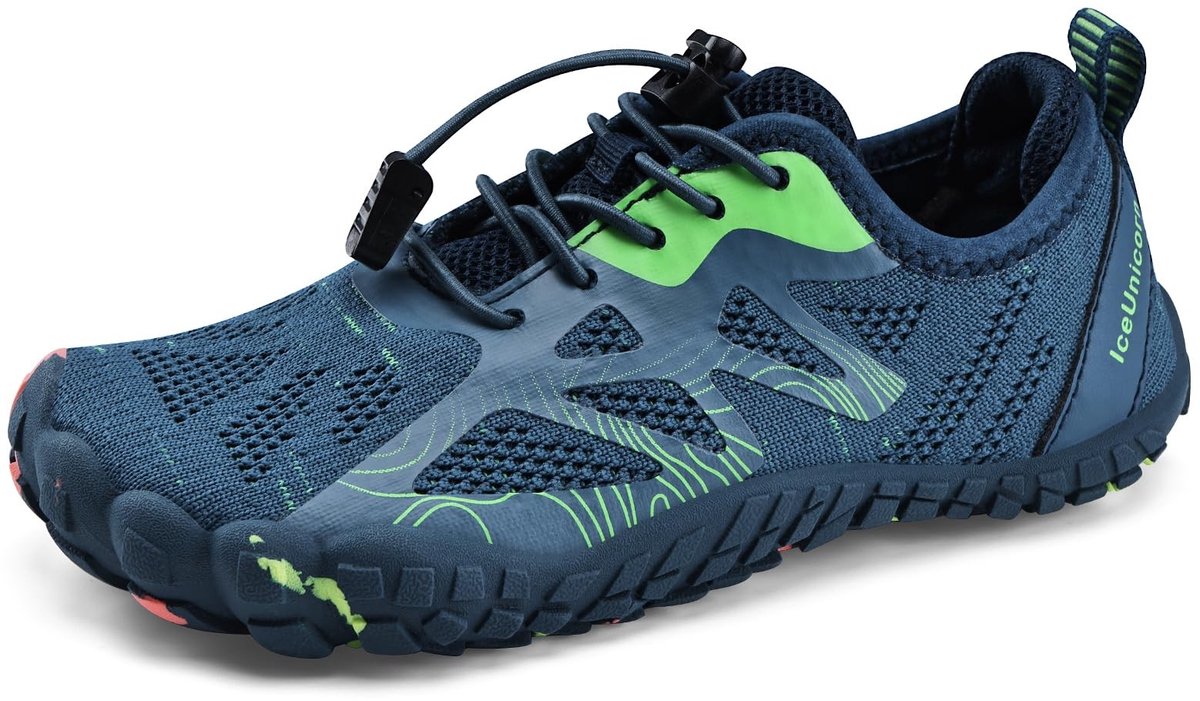 Kinderbarefoot schoenen - Ademend en flexibel - Navy blauw