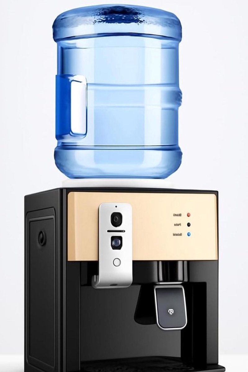 Waterdispenser - Waterkoeler Aanrecht - Direct Drinken - Warm en Koud Water - 189 Liter Fles - Wit