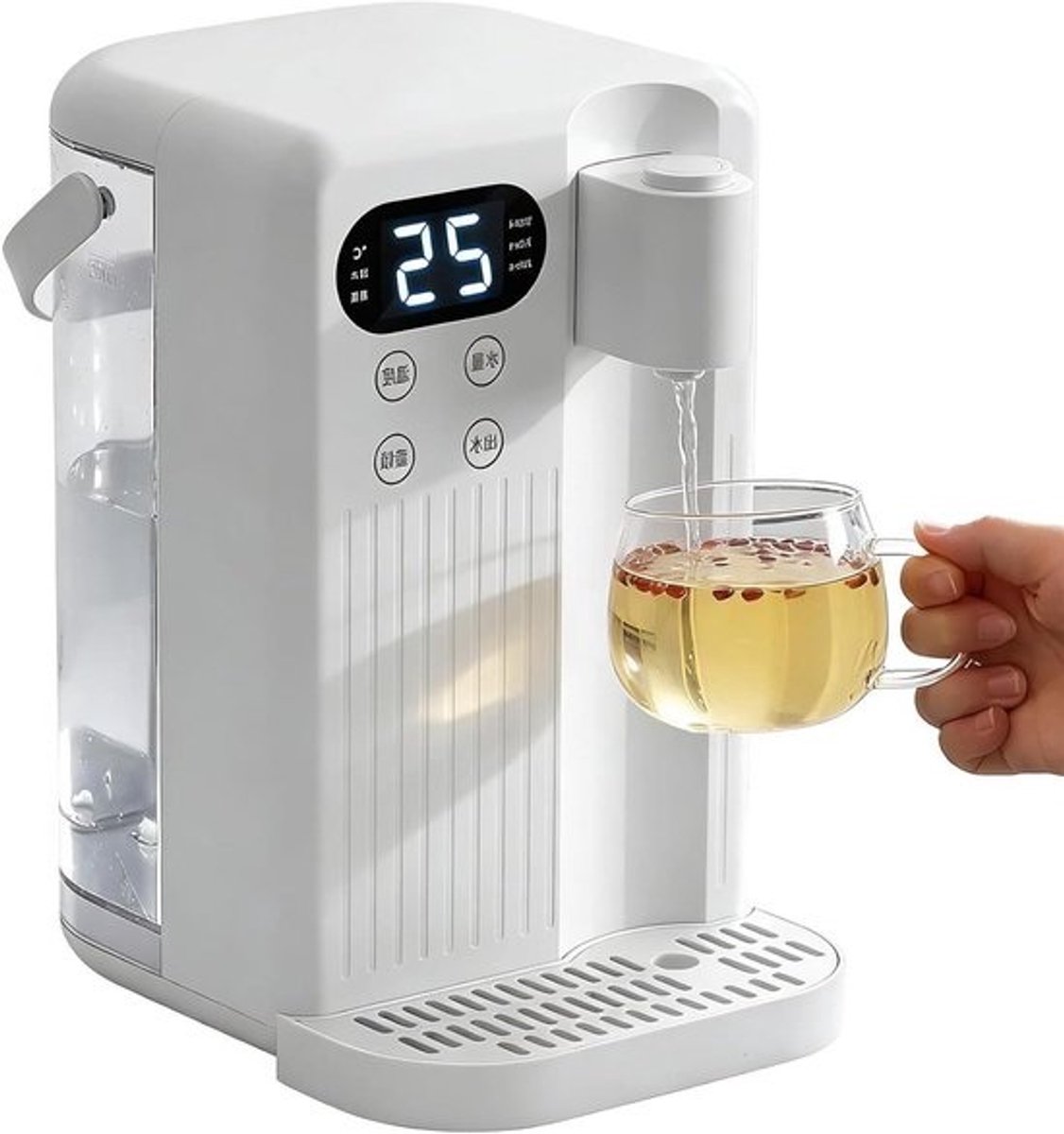 Elektrische Waterdispenser - Boiler Draagbaar - Snel Water Verwarmen - 12 Temperatuurinstellingen - 3 Liter - Wit