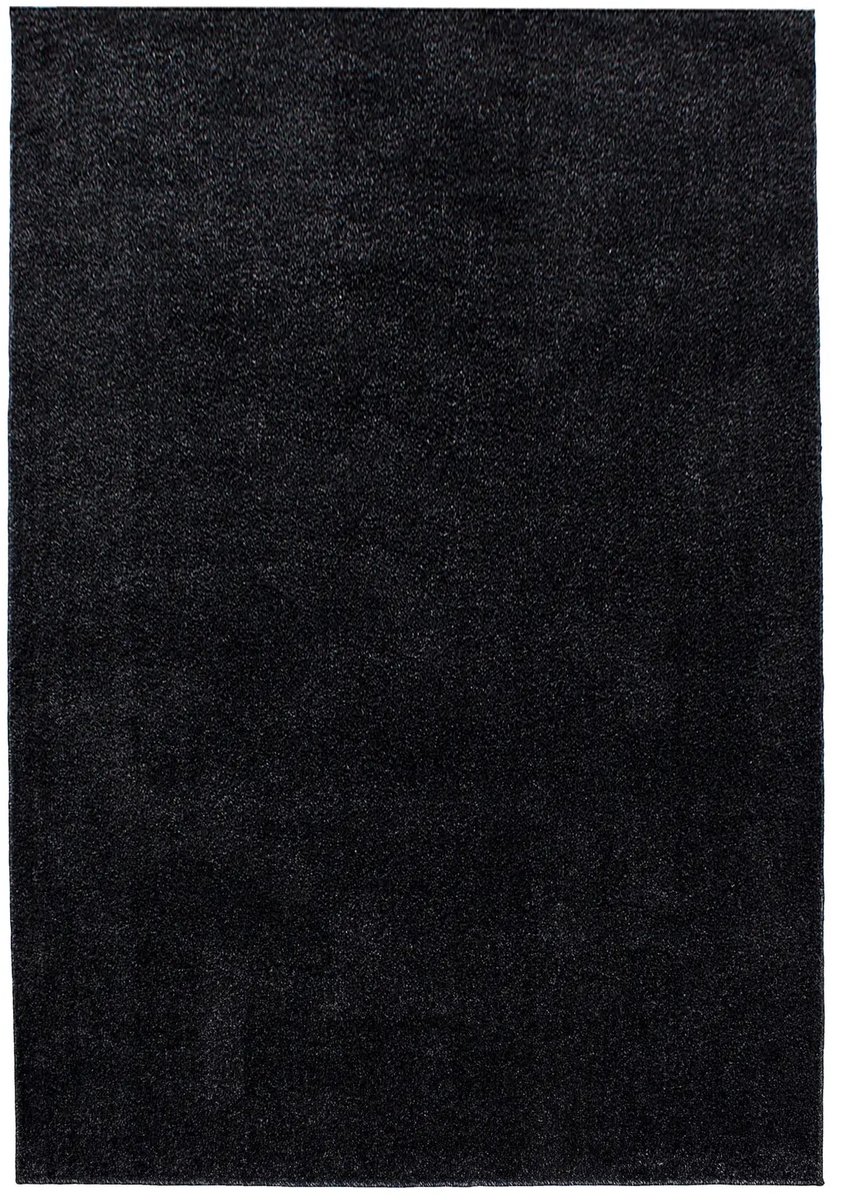 Dutch XXL Laagpolig Vloerkleed | Tapijt | Ata | Uni | Antraciet | 140x200 cm