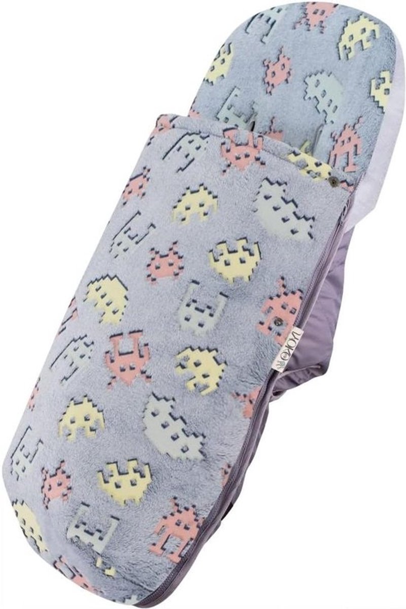 Universele Voetenzak - Kinderwagen Zak - Baby Comfort - Hypoallergeen Fleece - 42 x 100 cm - Neon