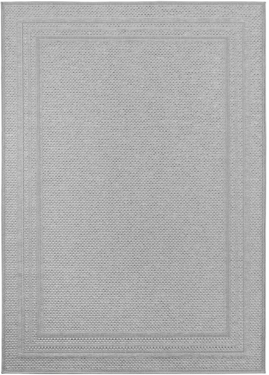Dutch XXL Buitenkleed | Desert | Kader | Grijs | 80x250 cm | Buitentapijt | Tuintapijt