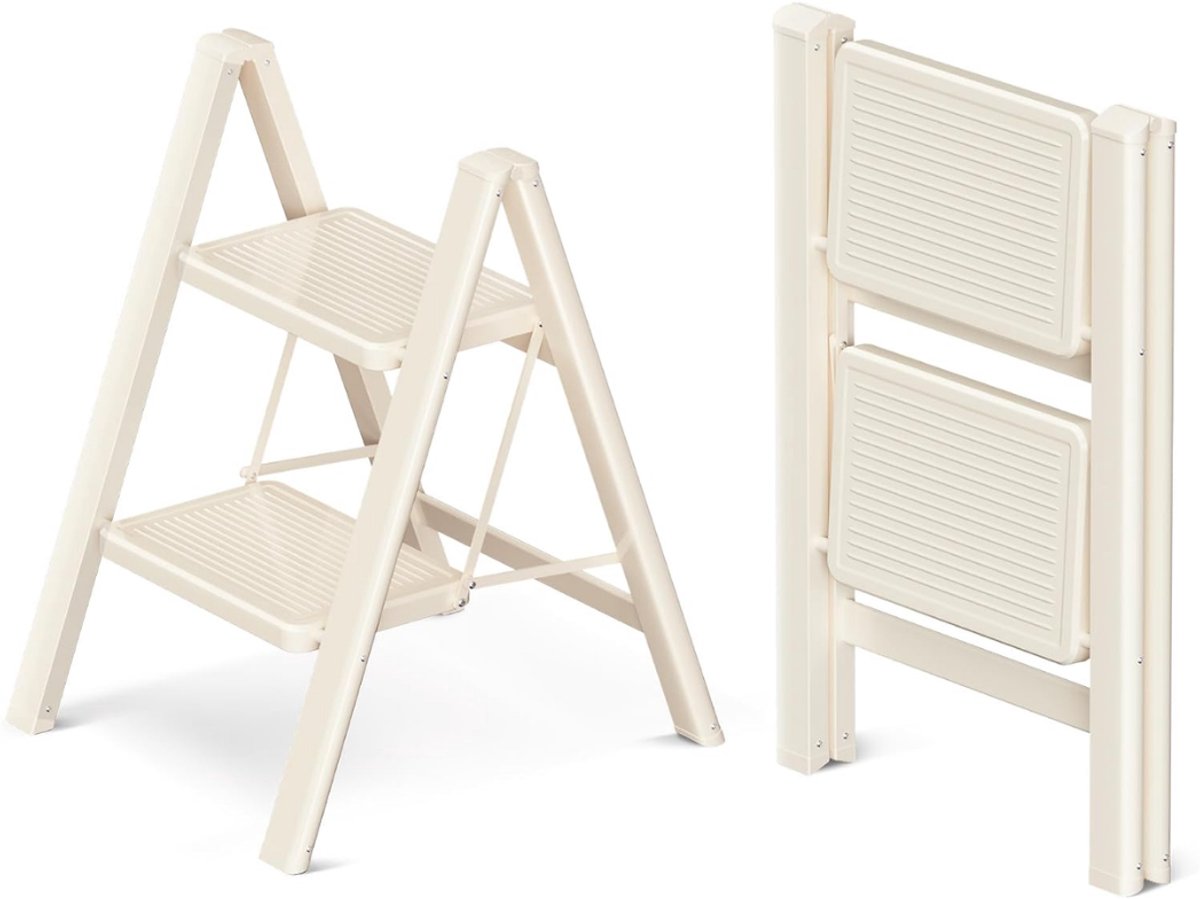 VH Supplies® Huishoudtrap 4 Treden - Keukentrap - Trap Ladder - 150kg Draagkracht