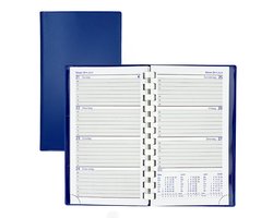 Zakagenda Ceder 2027 - met weekindeling - beginnend op zondag - met spiraal - blauw - Bekend van Eilers Promotional Gifts - formaat 9x16 cm