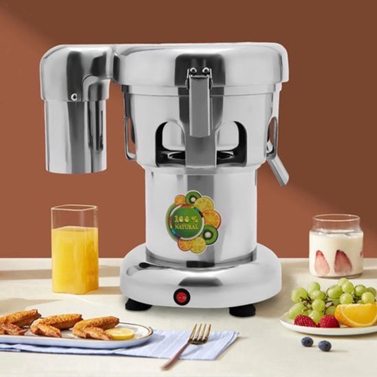 Sapcentrifuge – Juicer – Sapmaker – Vers Sap – RVS Filter – Koperen Motor – 2800 RPM