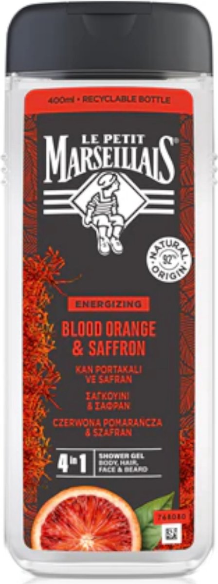Le Petit Marseillais douchegel 380ML Blood Orange & Saffron