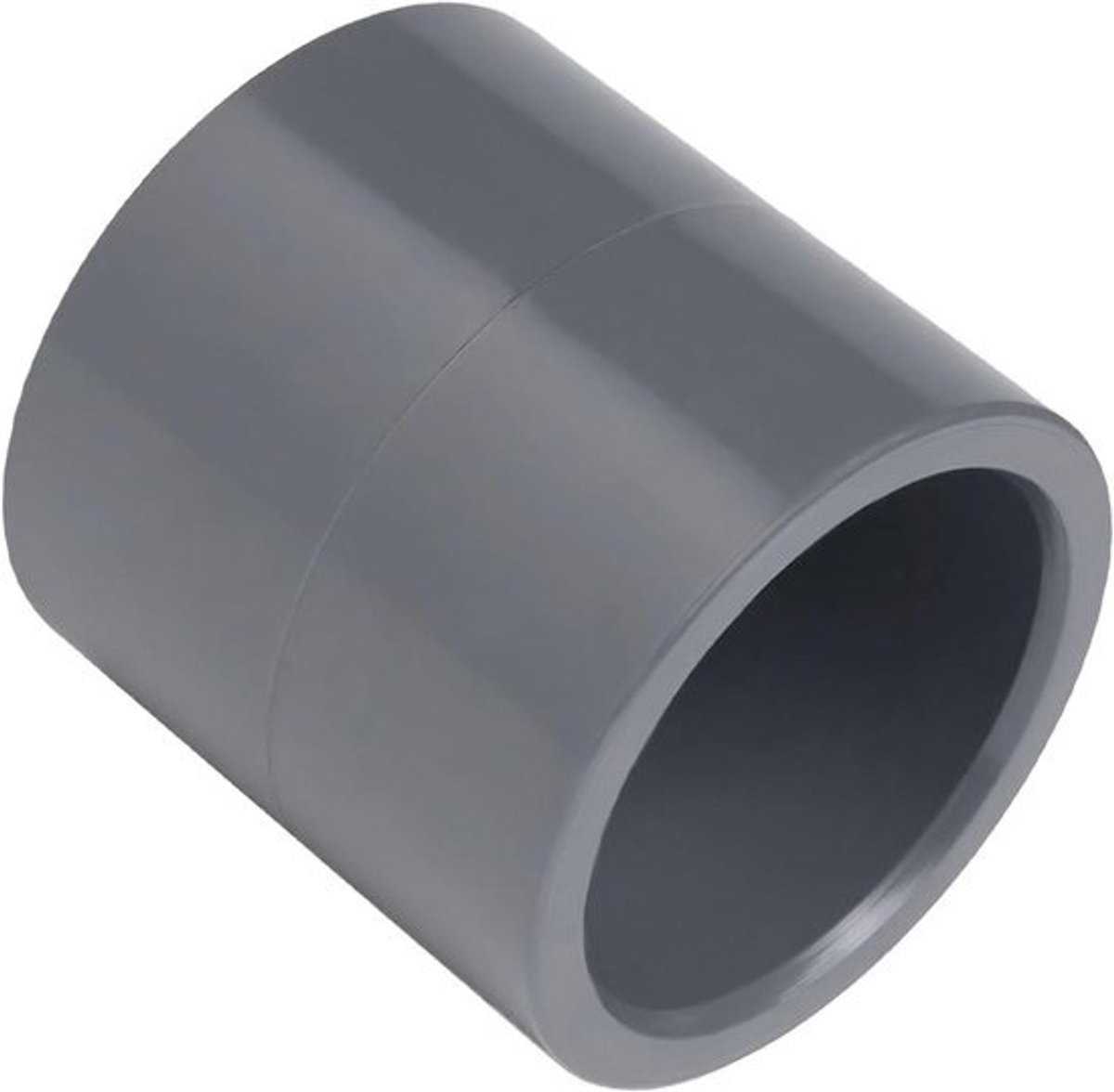 PVC U Pijpkoppeling - Leiding Adapter - Waterleiding Verbinden - Chemisch Bestendig - 32 mm - Grijs