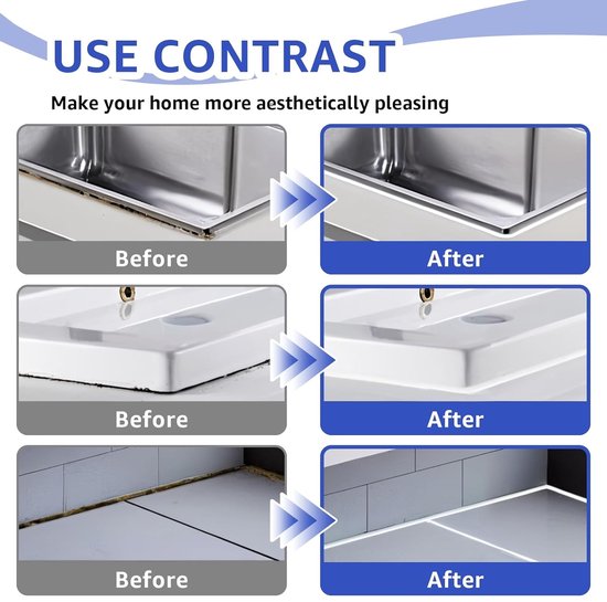 Groutmarker voor Tegels, Waterdichte Grout Pen voor Badkamer en Keuken, Perfect voor Vloeren en Voegen — afbeelding 2