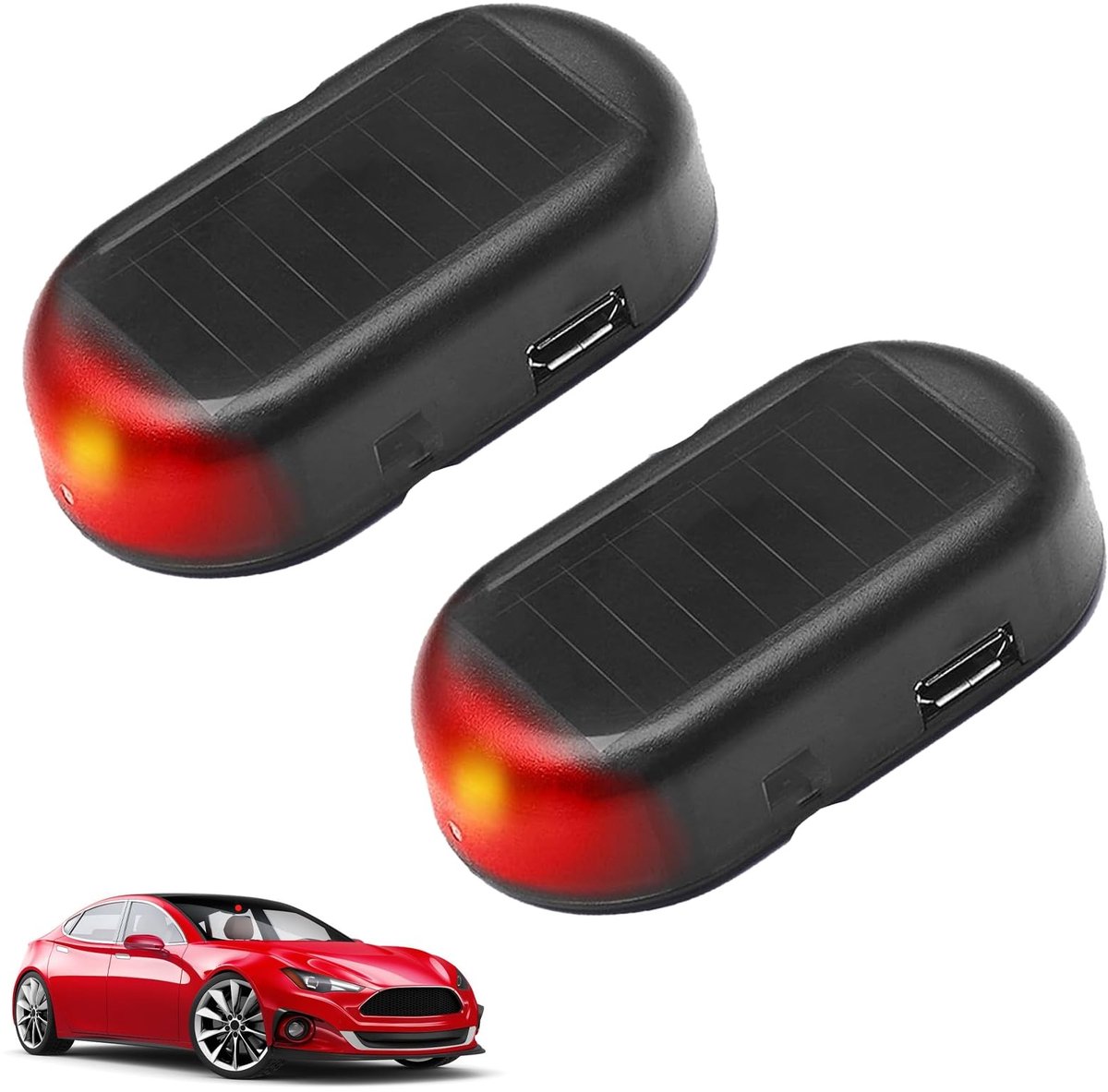 Auto Alarm Systeem Set van 2 - Flitslicht voor Diefstalpreventie