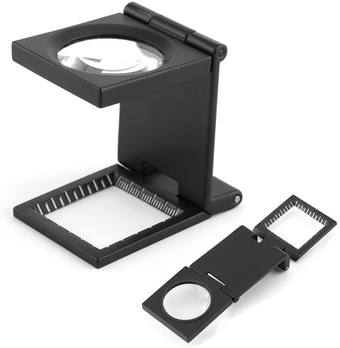 10x Vergrootglas met Verlichting en Standaard - Zwart