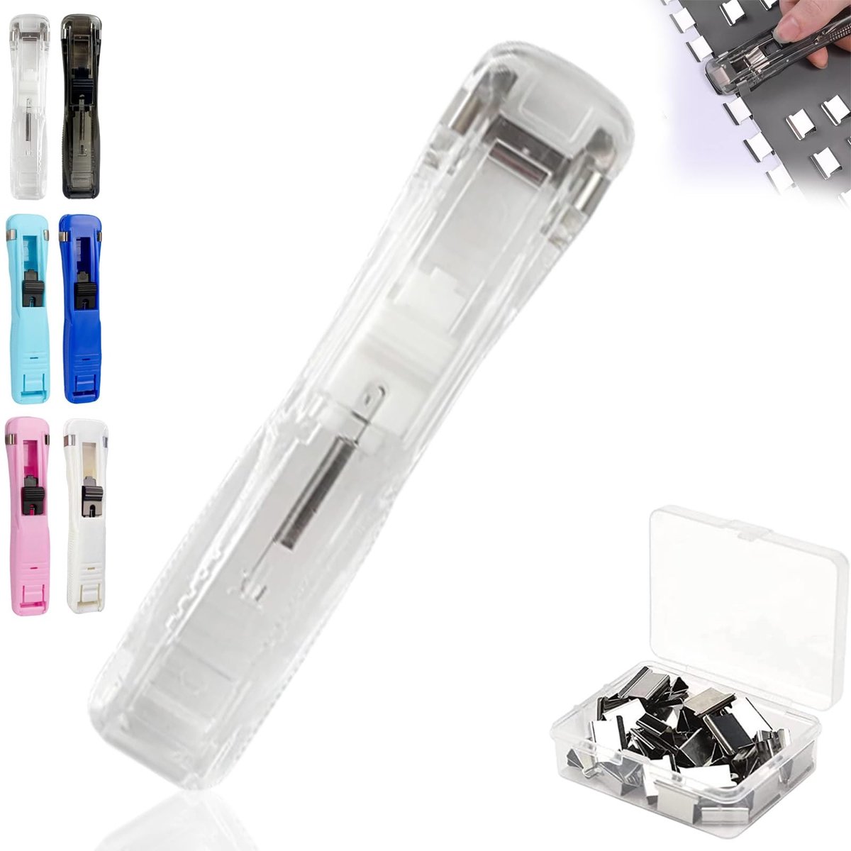 Draagbare Klem Stapler - Inclusief 50 Herbruikbare Clips