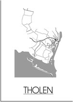 DesignClaud Tholen Plattegrond poster A4 poster (21x29,7cm)