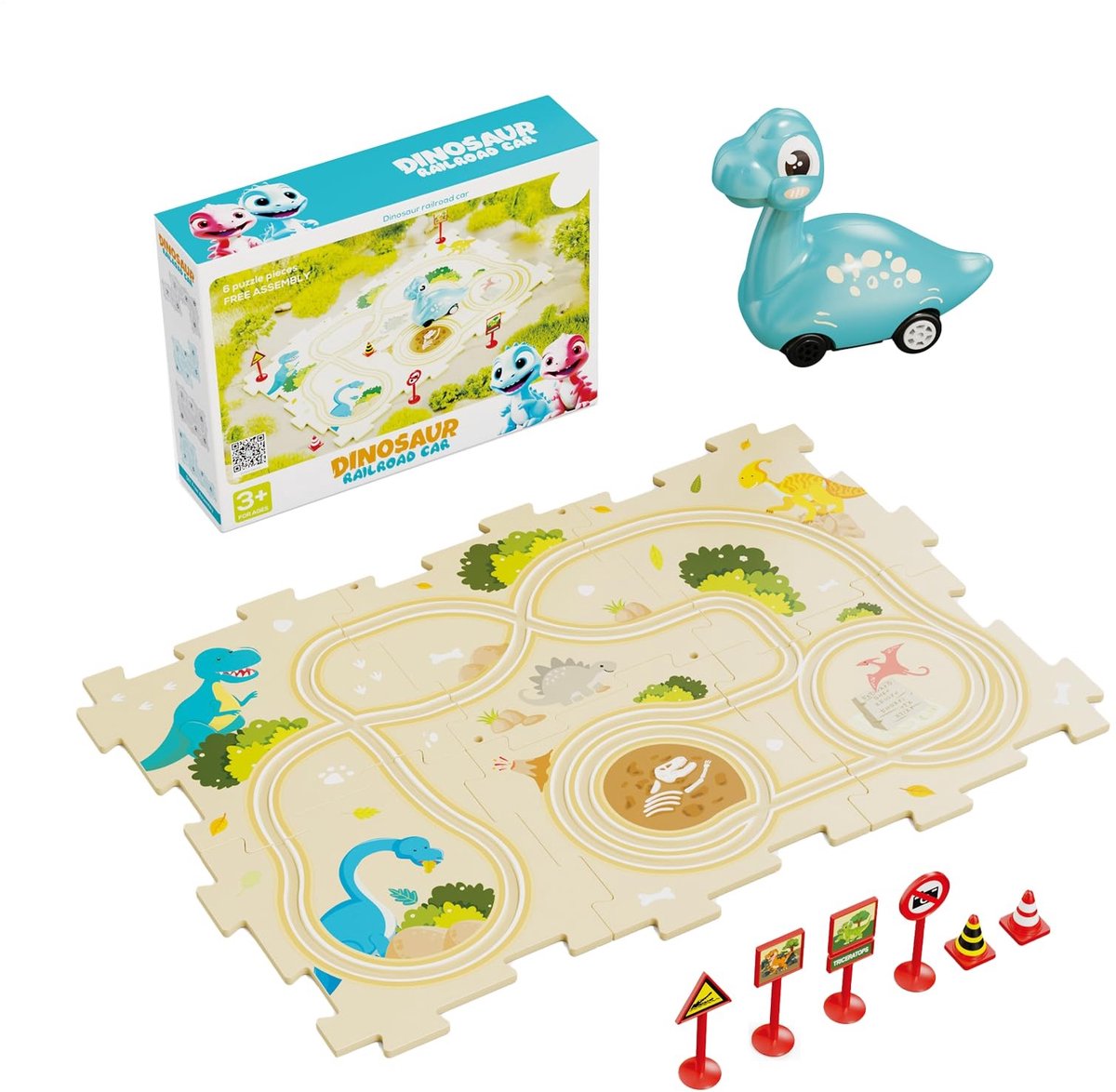 Puzzle Racetrack - Creatief Speelgoed