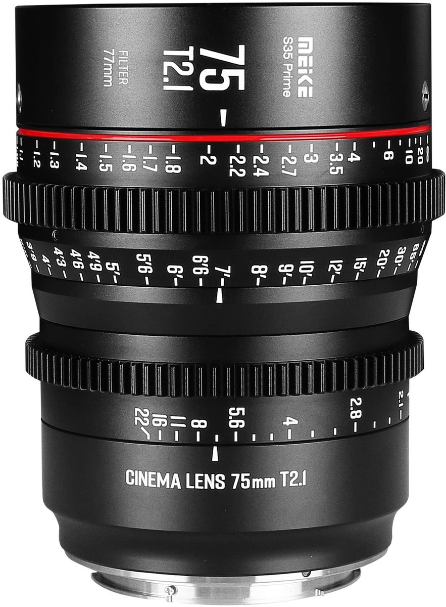 75mm T2.1 S35 Film Lens - Voor Canon EF Mount
