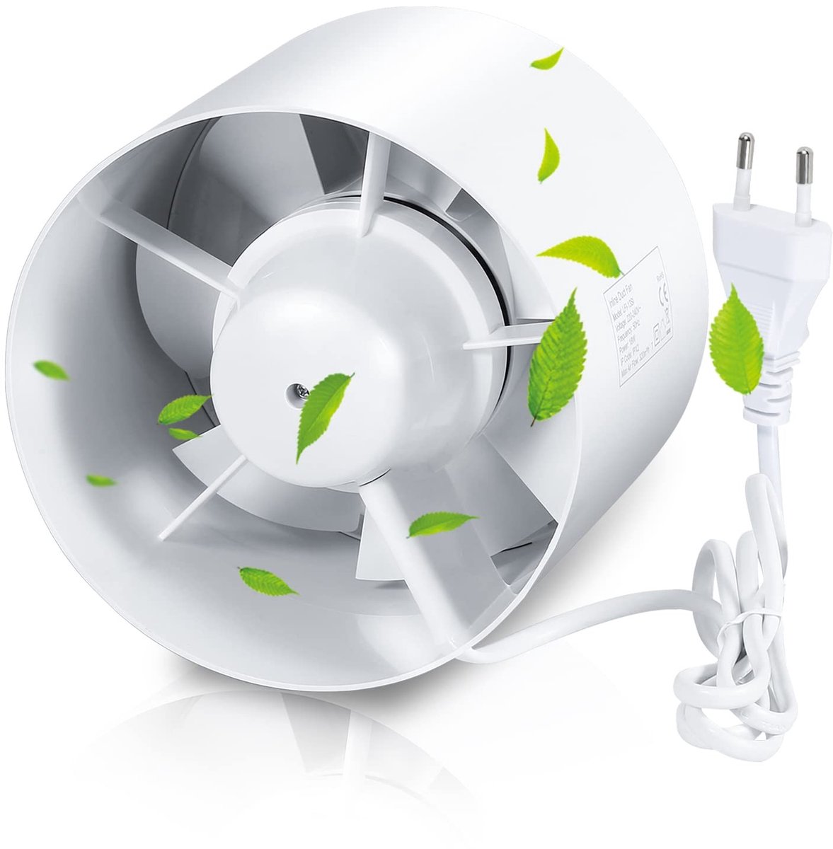 Inline Ventilator - 150 mm, 320 m³/uur, Geluidsarm voor Keuken en Badkamer