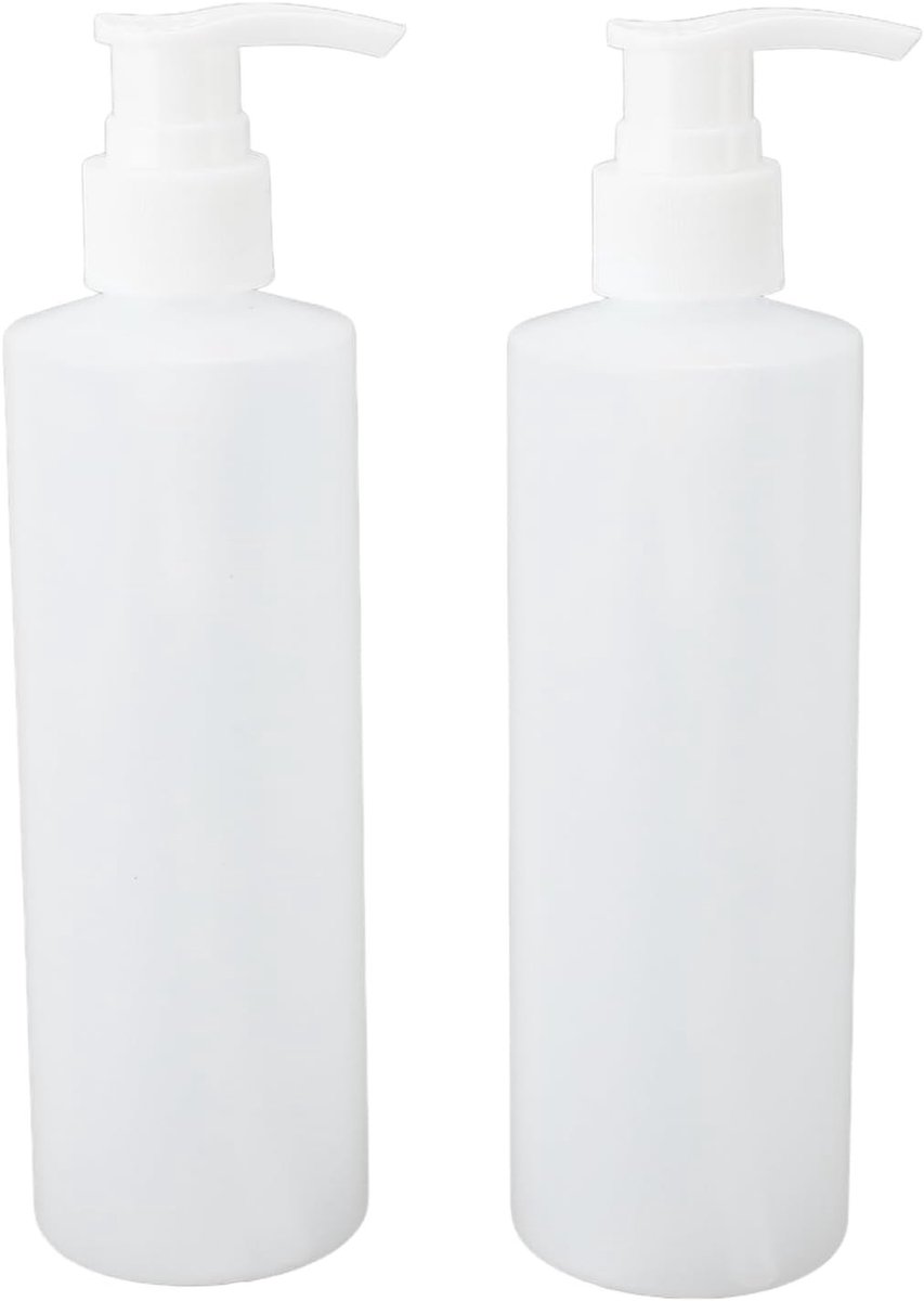 Herbruikbare Pompflessen voor Massageolie, 250ml - Duurzaam en Milieuvriendelijk, Ideaal voor Thuisgebruik en Wellness