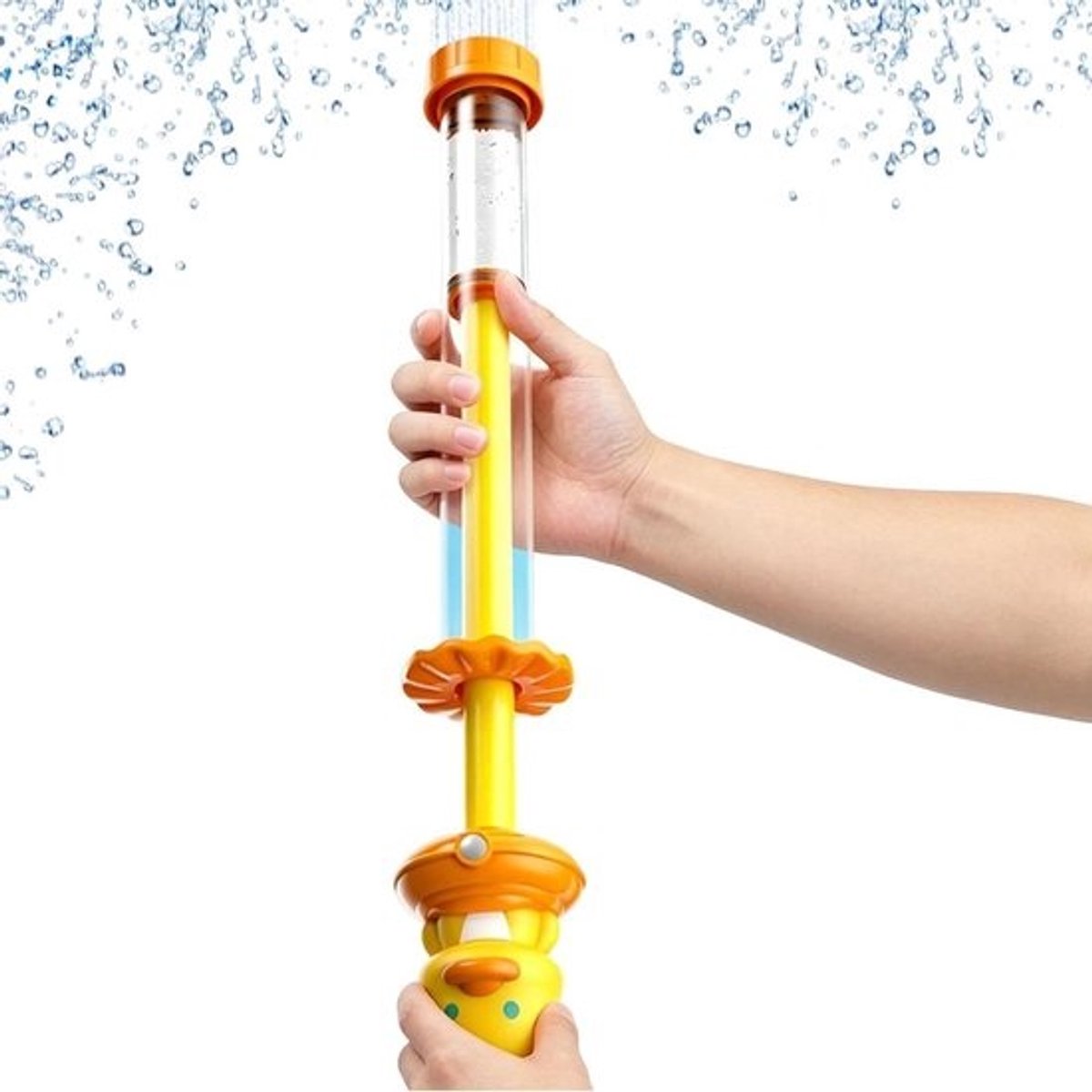 Waterspeelgoed Set - Waterblasters - Zomerse Watergevechten - Dynamische Sproeifuncties - 43 cm - Geel