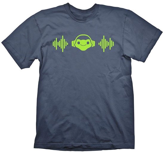 Overwatch T-shirt - Lucio's Beat Motief - Grijs S
