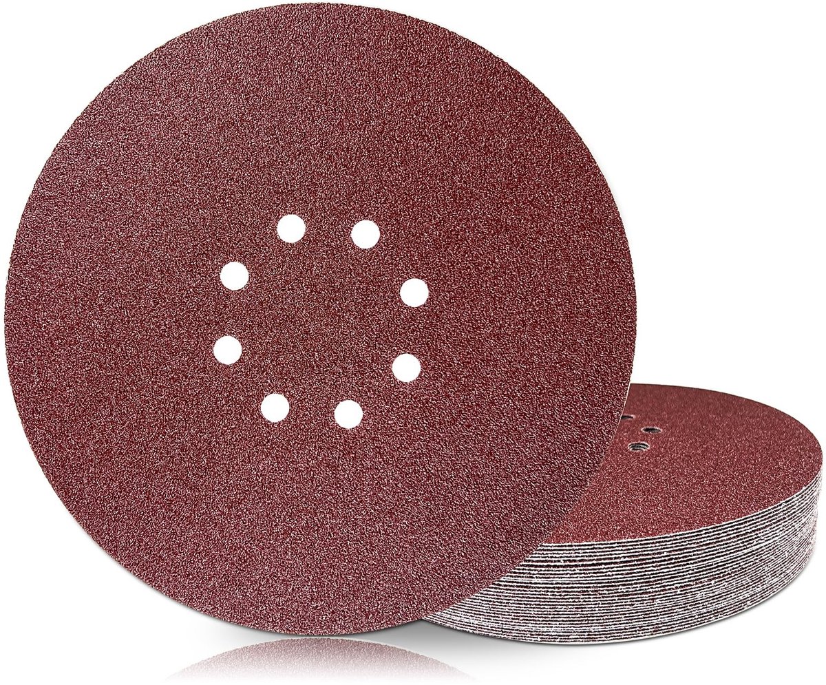 30 Stuks Schuurpapier Velcro - P40 voor Langnek Schuurmachines