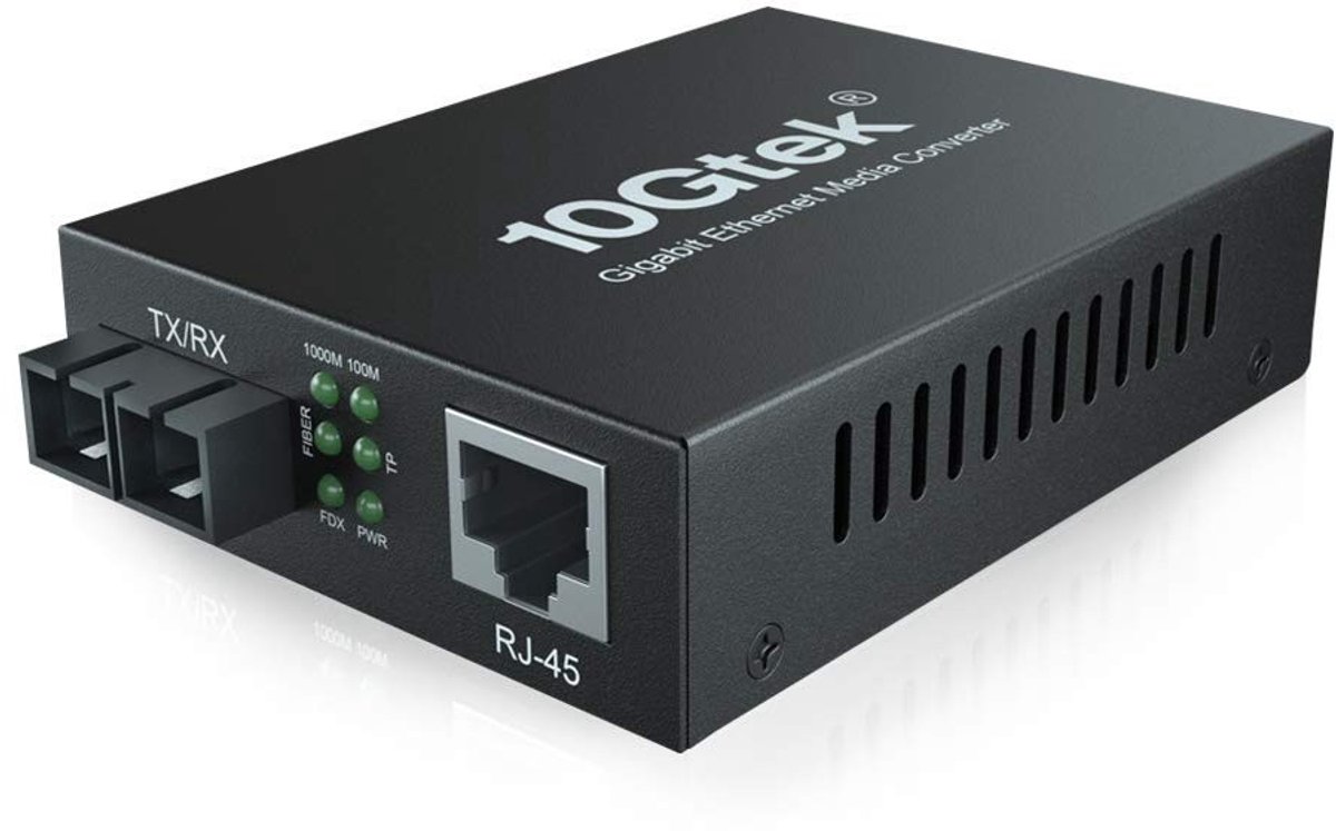 Gigabit Ethernet Mediaconverter - 10/100/1000M RJ45 naar 1000Base-SX