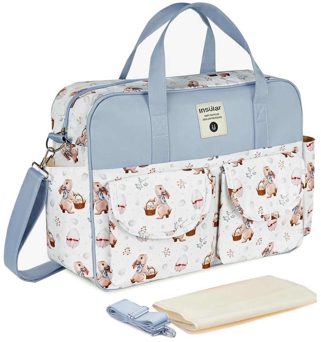 Multifunctionele Luiertas met Veranderkussen - Waterproof