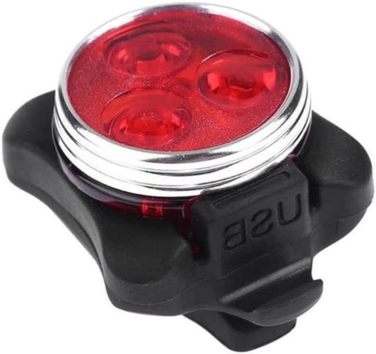 Fietsverlichting Set - Fietslamp Voor Achter - Veilig Fietsen - Waterdicht Aluminium - Compact Formaat - Rood