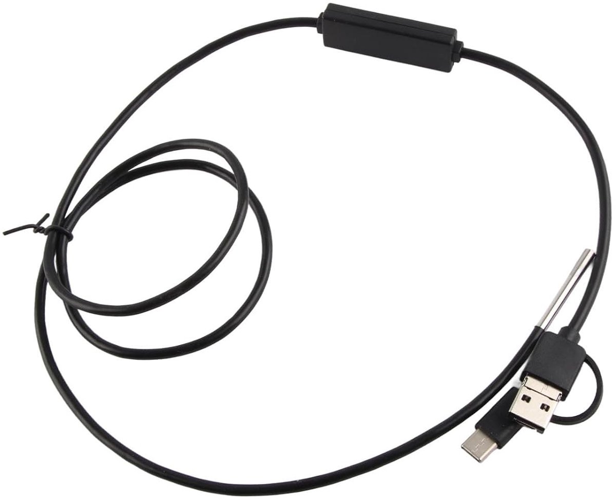 Waterdichte Endoscoop met 3.9mm Lens, 1280x720 HD Camera, 6 Verstelbare LED Lichten en 5 Meter Kabel voor Pijpeninspectie en Onderhoud