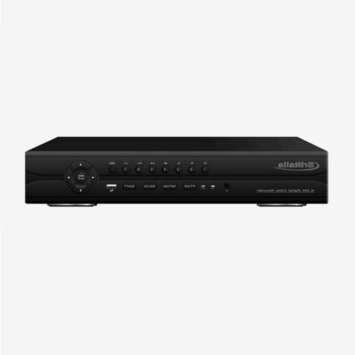 NVR Monitor - Opnameapparaat Beveiliging - Beveiligingsbeelden Opslaan - 16 Kanaals - 44 x 43 x 95 cm - Zwart