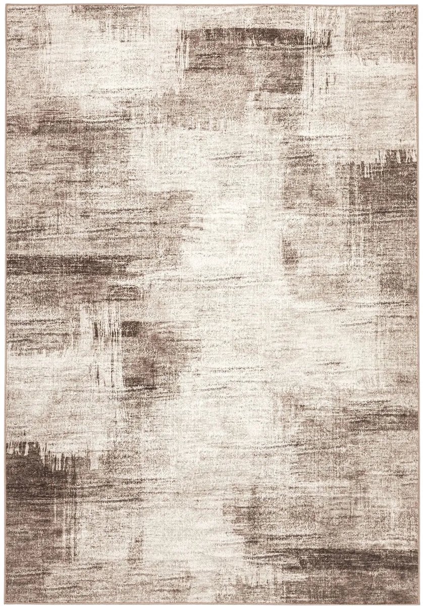 Dutch XXL Laagpolig Vloerkleed | Tapijt | Visionary | Abstract | Beige | 120x170 cm