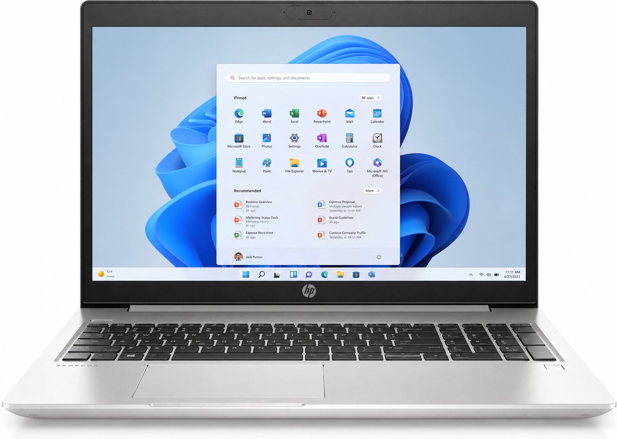 HP ProBook 450 G8 - Intel Core i5-1135G7 - 8 GB - 256 GB SSD - 15.6 inch - Windows 11 - QWERTY
