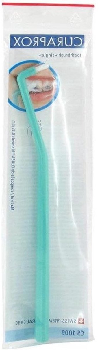 Tandenborstel - Handtandenborstel Poetsborstel - Mondhygiëne Verbeteren - Compact Reisformaat - 1 stuks - Blauw