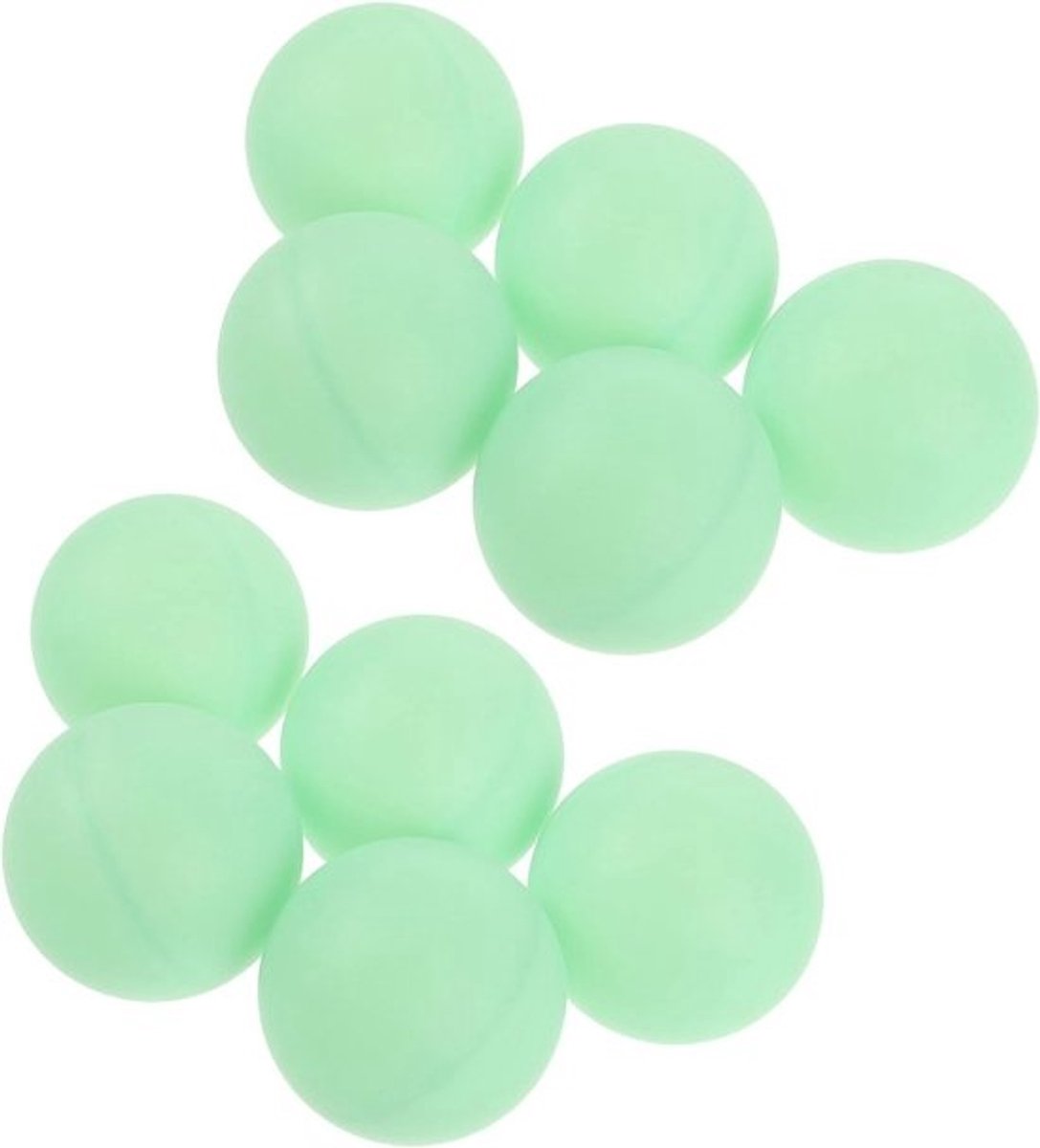 Glow Pingpong Ballen - Tafeltennisballen Fluorescerend - Feestdecoratie Spel - Lichtgevend in Donker - 4 cm - Wit