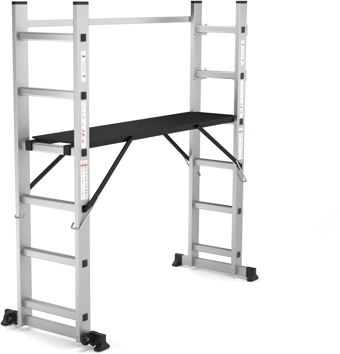 Multifunctionele Steigerladder - 4-in-1 - Max. 150 kg